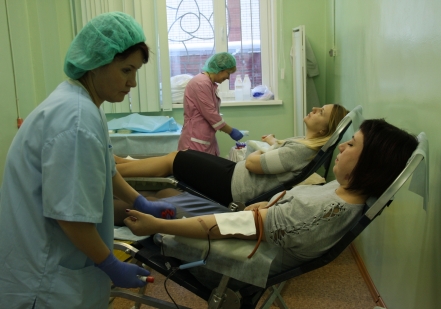 Работники Росатомфлота поддержали акцию по добровольной сдаче крови