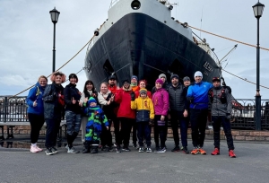 Сотрудники Росатомфлота устроили пробег в честь 80-летия Победы в Великой Отечественной войне