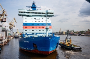 Атомоход «Арктика» прибыл в Санкт-Петербург