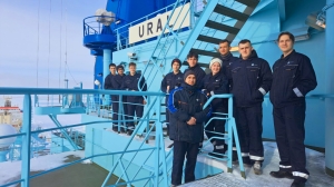 На атомных ледоколах проходят плавательную практику курсанты из Владивостока