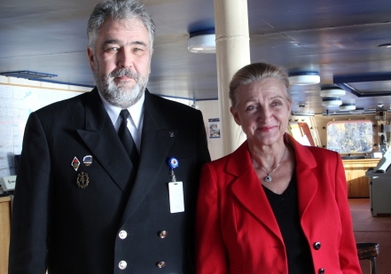 Росатомфлот посетила генеральный директор Всемирной ядерной ассоциации Агнета Ризинг