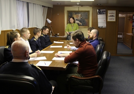 Моряки атомного ледокола «Ямал» Росатомфлота написали Географический диктант